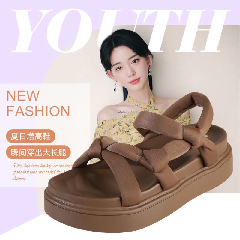 COOL A Giày Sandal Đế Mềm Dày Thời Trang Mùa Hè  Dành Cho Nữ dép xăng đan nữ giày nữ giày đế bằng giày sandal sandals nữ xăng đan đế bằng san đan sandal giá rẻ giày rẻ giầy sandan nữ