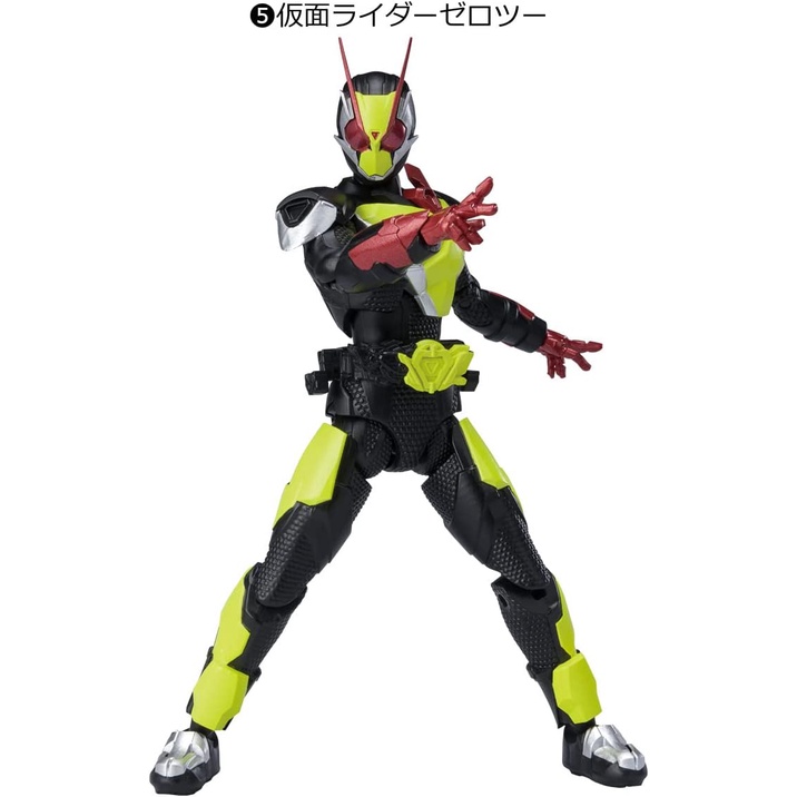 Mô hình động SHODO-XX 2 Kamen Rider Black W Accel Zero-One Chính hãng