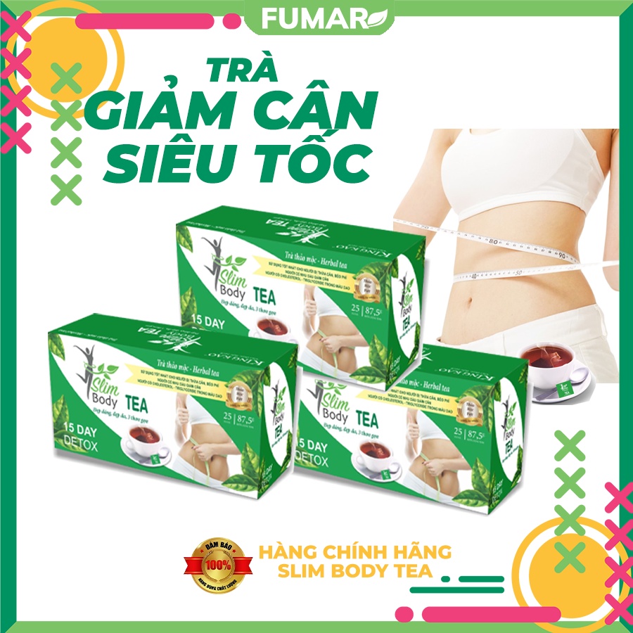 Trà giảm cân siêu tốc SLIM HAMII TEA tan mỡ bụng hiệu quả thảo mộc an toàn