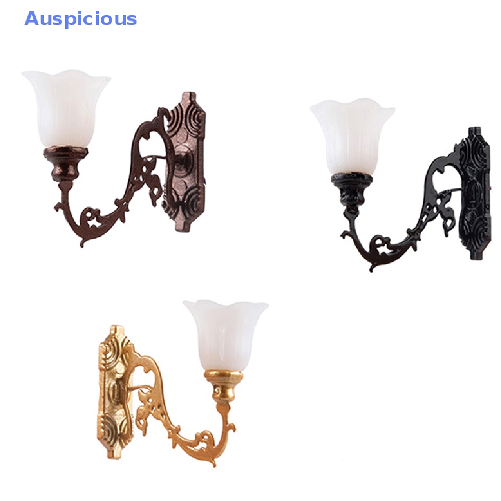 [Auspicious] Đèn Đường Cổ Ngỗng Gắn Tường Cổ Điển / Đèn Đường Làm Mô Hình Công Viên