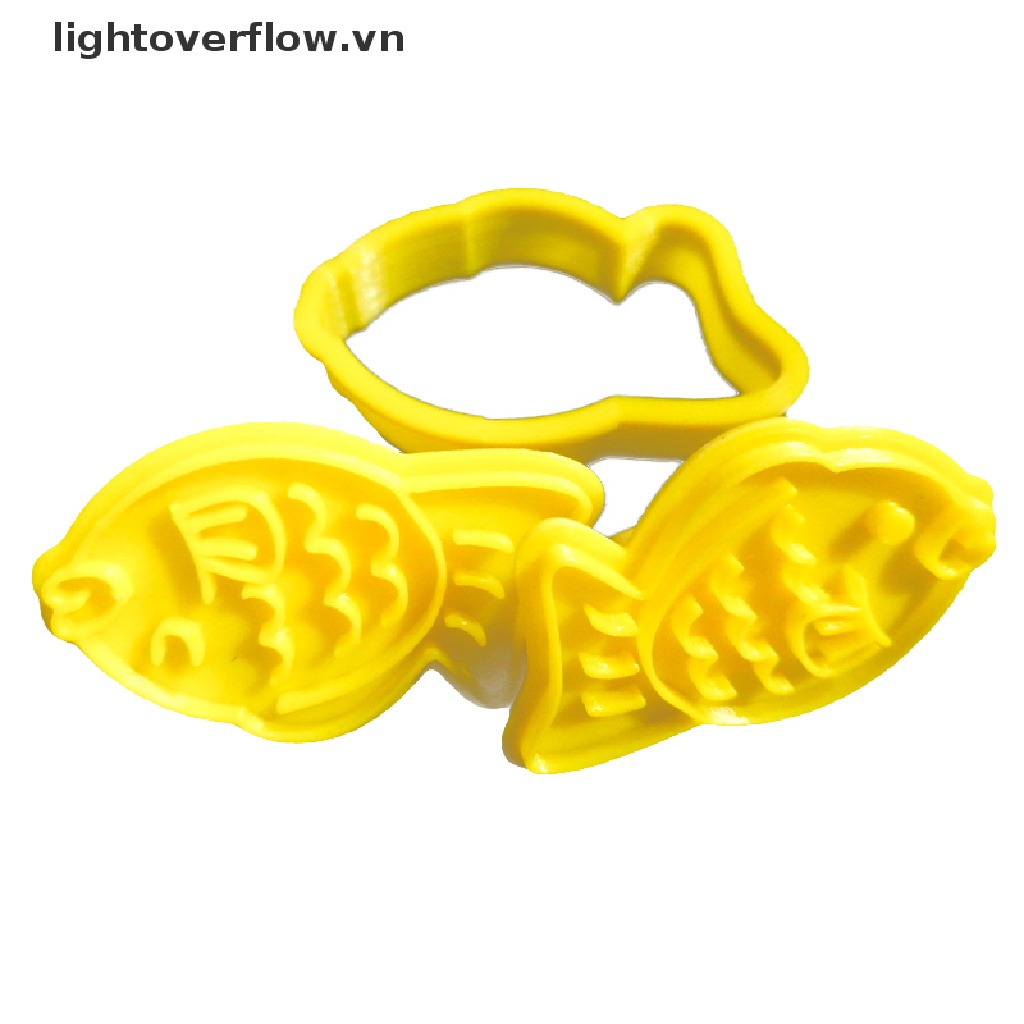 Khuôn Nhấn Cắt Bánh Quy Hình Cá Nhỏ 3d
