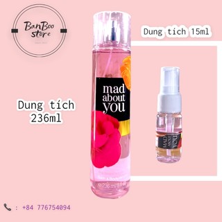 Set 30 chai chiết 15ml ( mùi tự chọn )