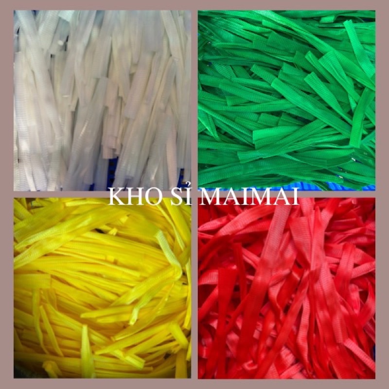 1kg Túi rút lưới hành tỏi, trái cây các loại chuyên bỏ sỉ sll( đủ size đủ màu)