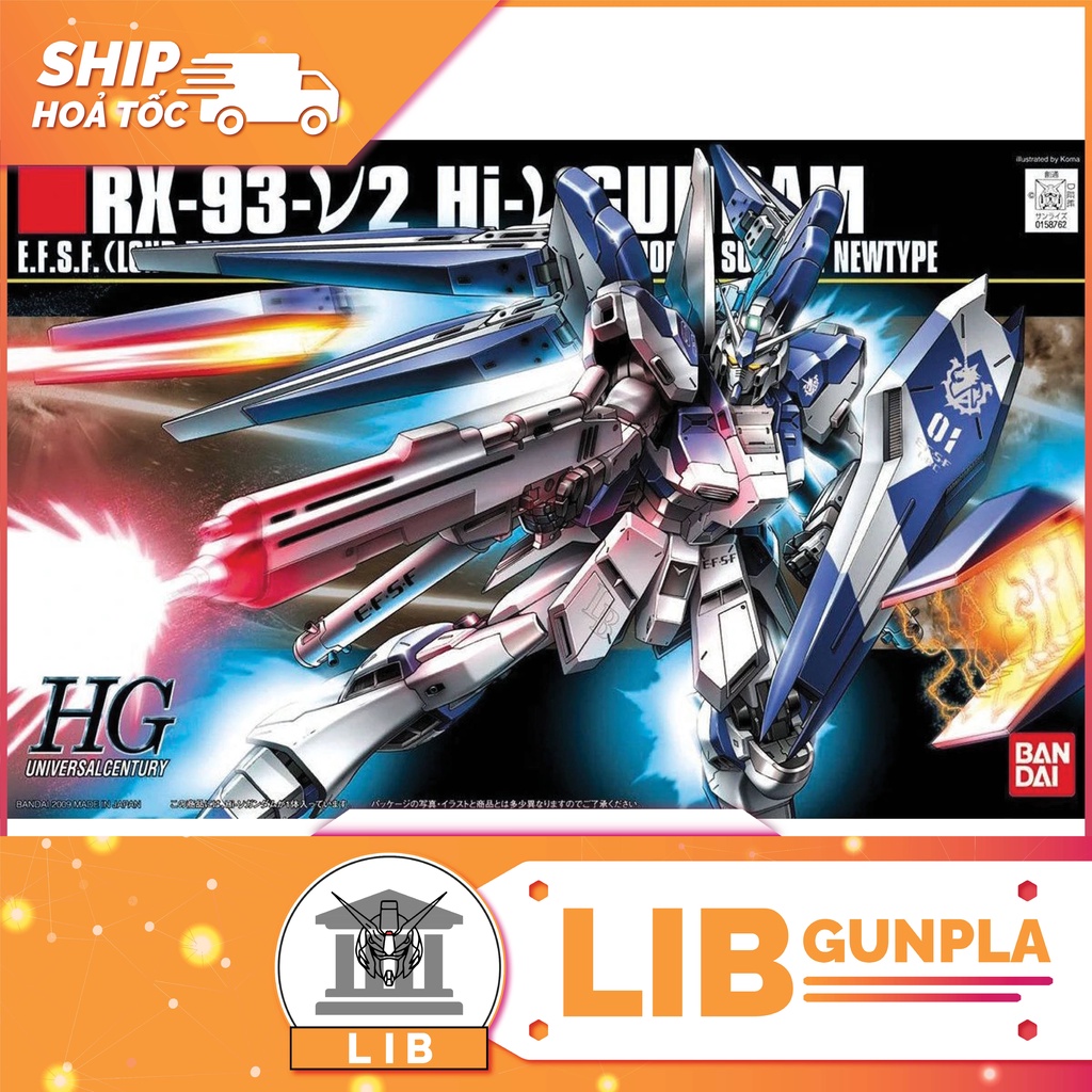 Mô hình lắp ráp Gundam HG UC Hi-nu Gundam