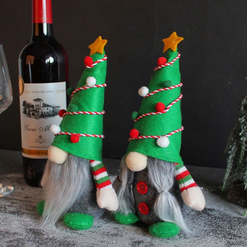 Búp Bê Gnomes Nhồi Bông Thủ Công Treo Trang Trí Giáng Sinh Cho Bé