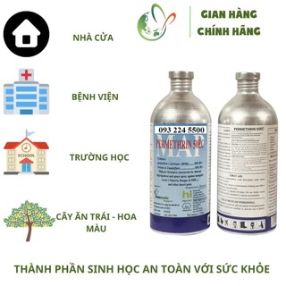 Chai nhôm 1l thuốc diệt muỗi map permethrin 50ec xuất xứ anh quốc, tiêu diệt côn trùng sâu bệnh