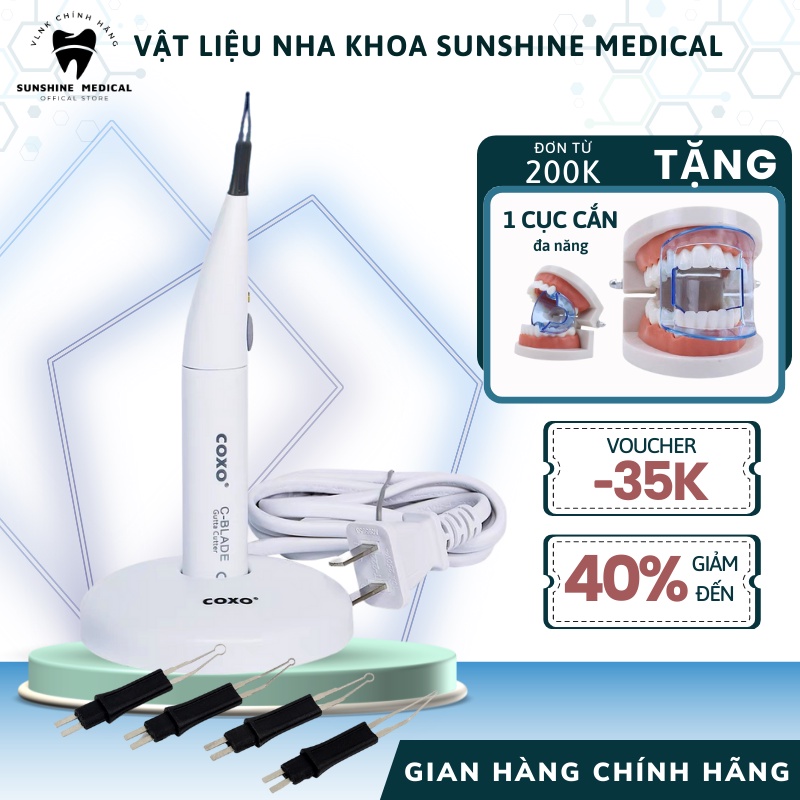 Máy cắt cone GUTTA, máy cắt côn bằng nhiệt C-BLADE cao cấp hàng chính hãng COXO bảo hành 1 năm