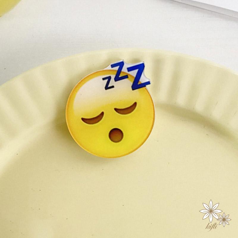 Kẹp Tóc Biểu Cảm Emoji Thể Hiện Nhiều Cảm Xúc Đáng Yêu