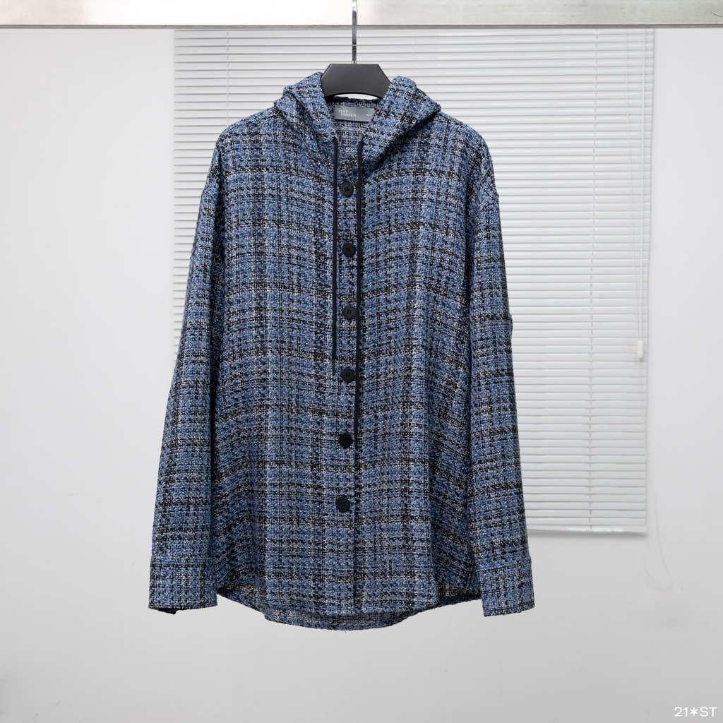 Áo sơ mi dáng rộng 21ST URBAN Hayden Tweed