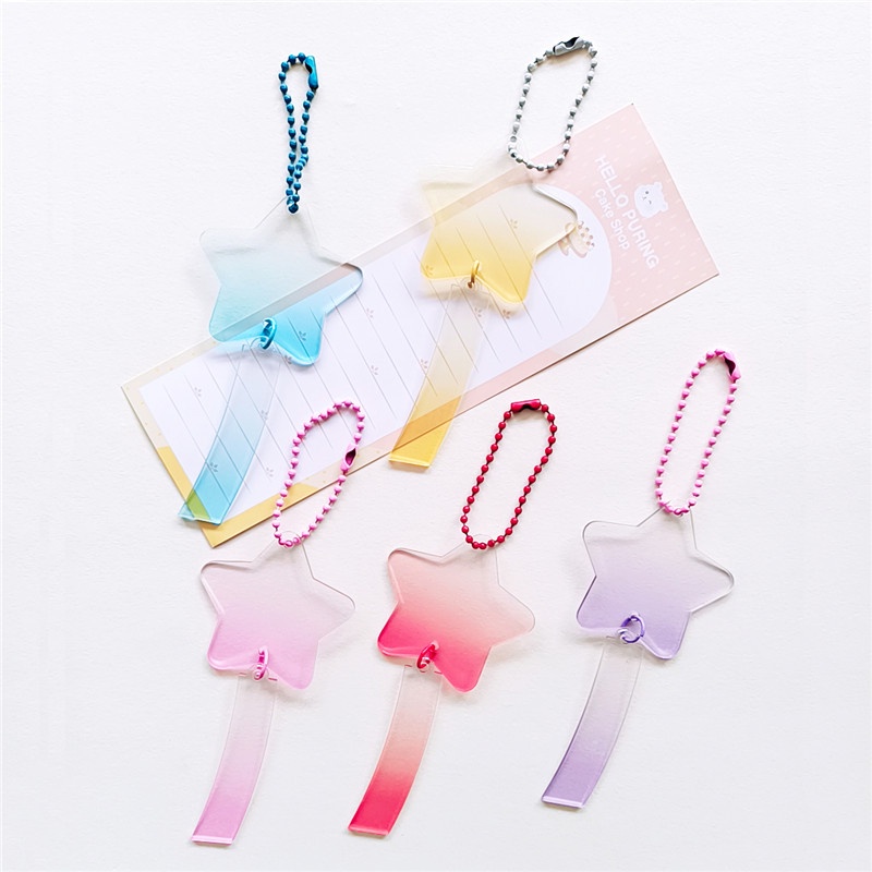 Chìa khóa Acrylic chuông gió thay đổi dần dần