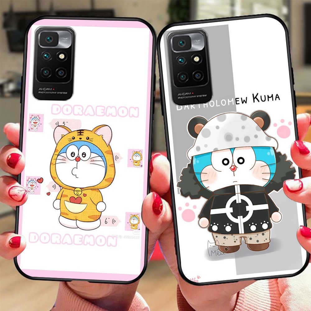Ốp lưng điện thoại xiaomi redmi 10 hoạt hình doraemon dễ thương