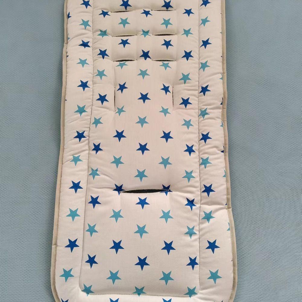 Đệm Lót Xe Đẩy Em Bé Thoáng Khí In Hoạt Hình Dễ Thương