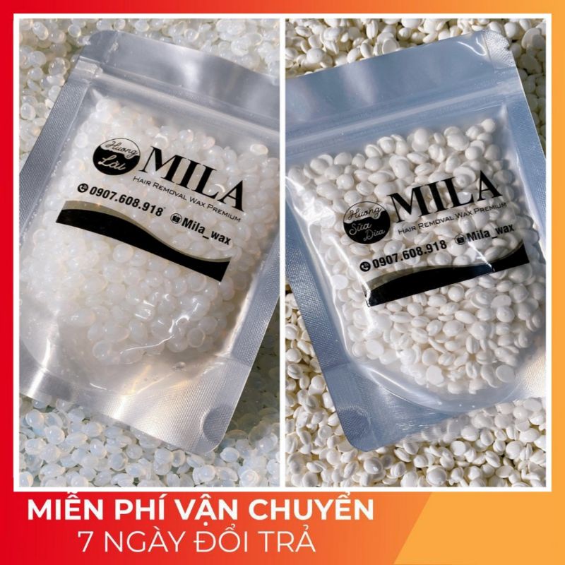 Sáp wax lông hương sữa dừa- Sáp Trong cao cấp : Thơm dịu , dưỡng da , lành tính , siêu bám lông (tặng kèm que lấy sáp)