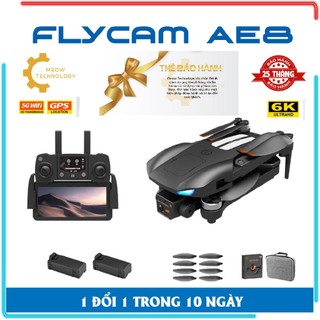 Fly cam ae8 chế độ full hd 4k, gps thông minh, chống va chạm, máy bay có camera