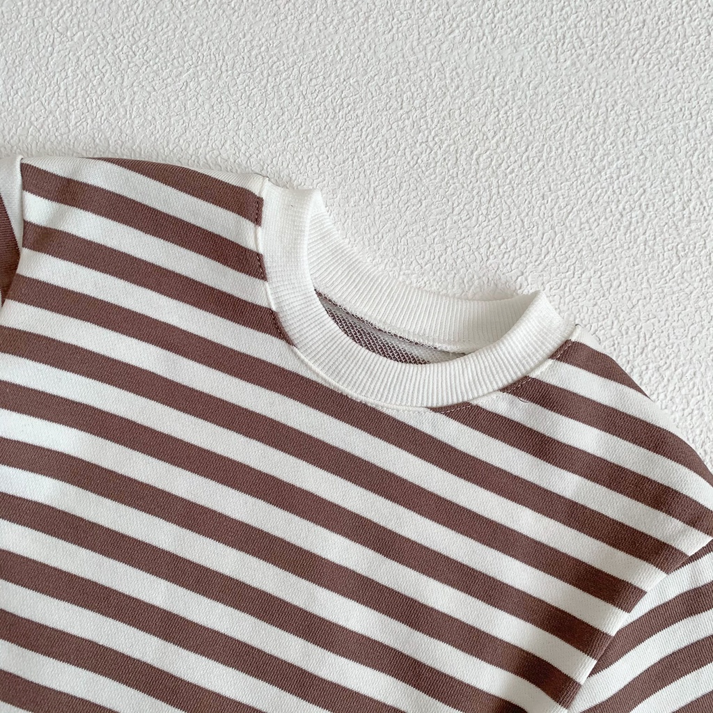 Áo Sweater Tay Dài Thời Trang Thu Đông Dành Cho Bé Trai Bé Gái