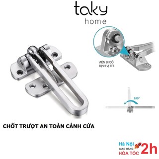 Chốt Trượt An Toàn Cửa, Đề Phòng Đột Nhập, Chốt An Toàn Cho Cửa Nhà, Chống Mở Cửa Từ Bên Ngoài. TakyHome 3150