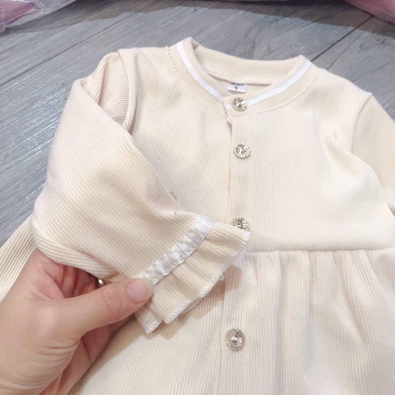 Set bộ tăm nhung babydoll cho bé gái S0004