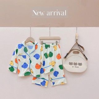Set pijama gấu 4 màu Q.B Studio