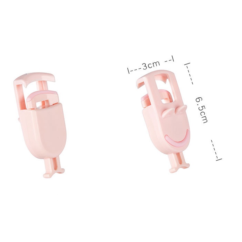 Dụng Cụ Uốn Cong Lông Mi Bằng Nhựa 3 Màu Tùy Chọn Lâu Trôi