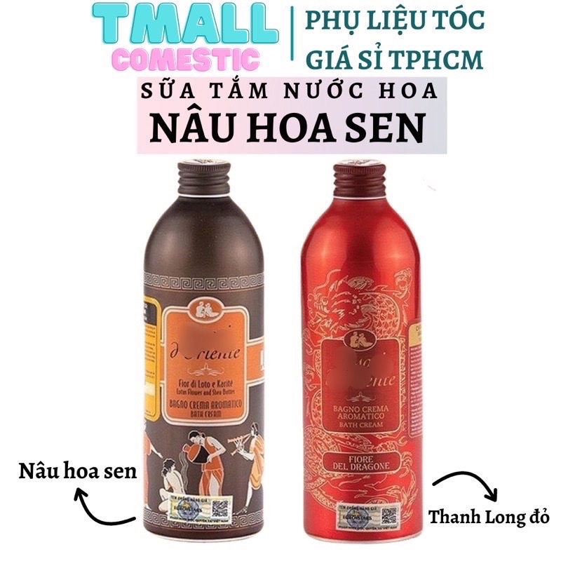 Sữa tắm Nước Hoa Nâu Hoa Sen hương thơm quyến rũ lưu hương 6-8 tiếng