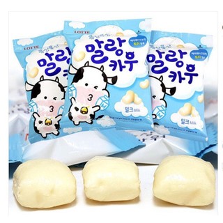 [LOTTE] Kẹo Dẻo Vị Sữa 79g - [롯데]    말랑카우 밀크 79g