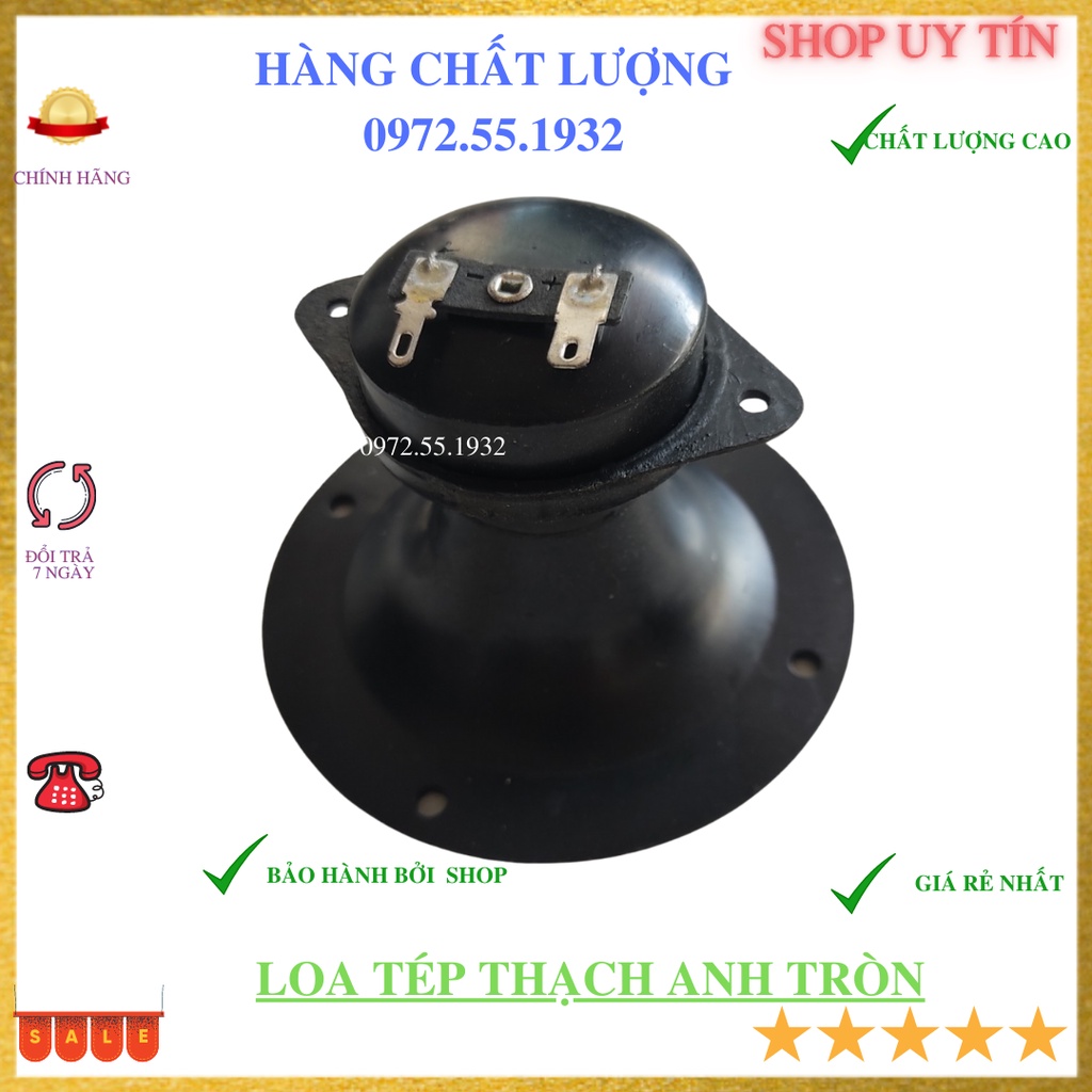 Loa treble thạch anh tròn công suất 120w vành loa 10cm - giá 1 đôi