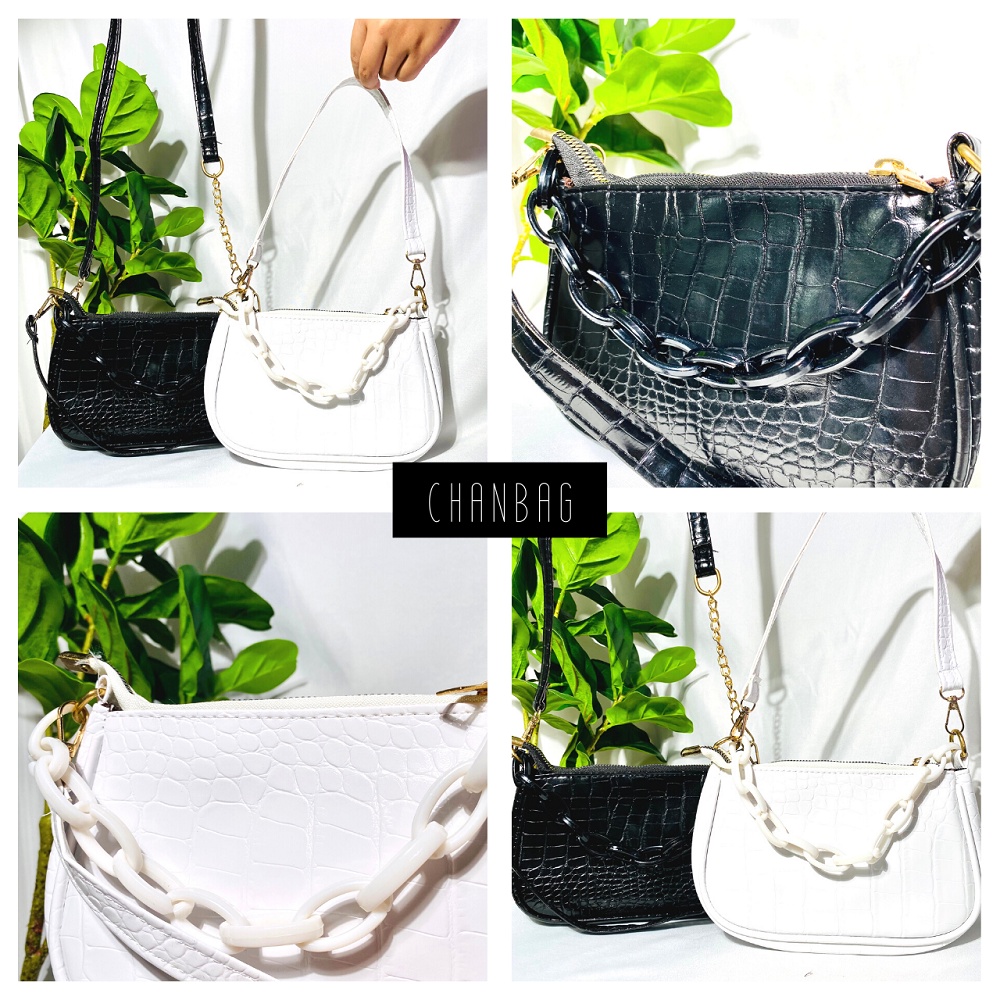 Túi Xách Kẹp Nách Ngọc Trinh Bản Dây Xích Full Màu Siêu Sang Chanbag - CB027