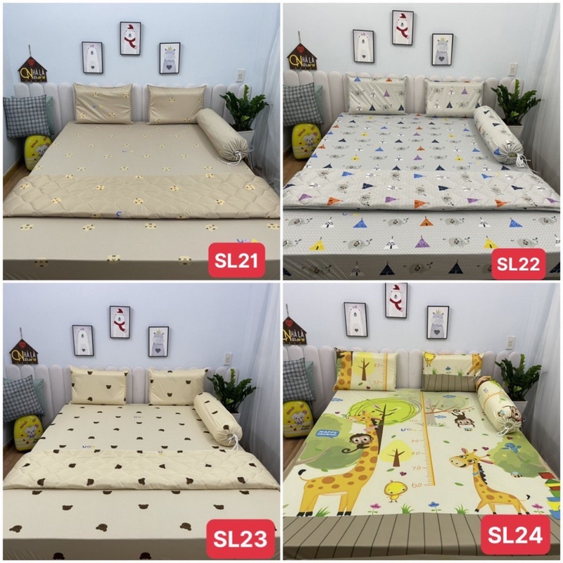 Ga chống thấm Minh Mẫn cotton thun lụa nano kháng khuẩn