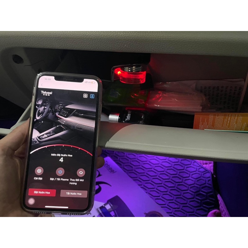 Bộ Khuếch Tán Nước Hoa Thế Hệ Mới Tebool S6 Dành Cho Ô Tô, Xe Hơi