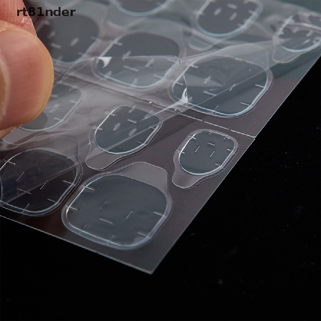 Set 1 / 10 Miếng Dán Nối Móng Hai Mặt Trong Suốt Tự Dính