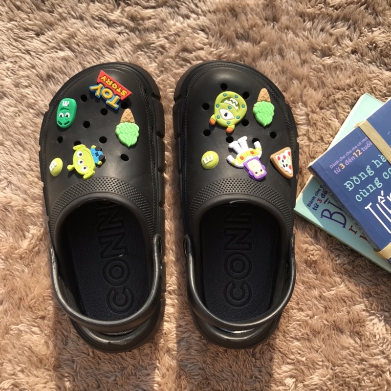 Dép Sục Đế Cao 5cm kèm sticker siêu tôn dáng