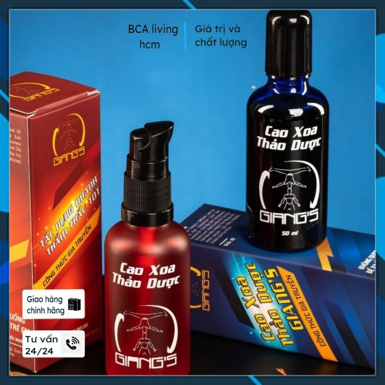 Giangs cao xoa bóp thảo dược giảm đau nhức mỏi cổ vai gáy cao xoa thẩm thấu nhanh giangs gia truyền Quốc Cơ Quốc Nghiệp