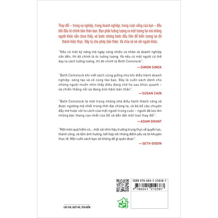 Sách - Tưởng Tượng Để Đón Đầu: Can Đảm, Sáng Tạo, Và Sức Mạnh Của Sự Thay Đổi (Trẻ)