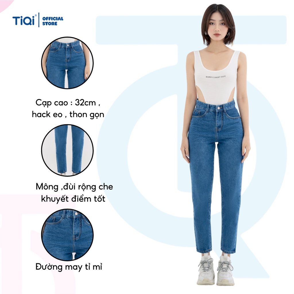 Quần Baggy Jean Trơn Hot Trend Tiqi Jeans B1-211