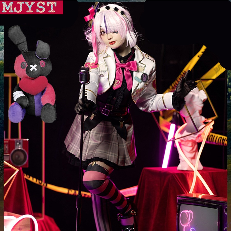 Bộ Tóc Giả Hóa Trang marionette Marimari marionette nijisanji EN Cho Người Lớn Và Trẻ Em Size XS-XXXL