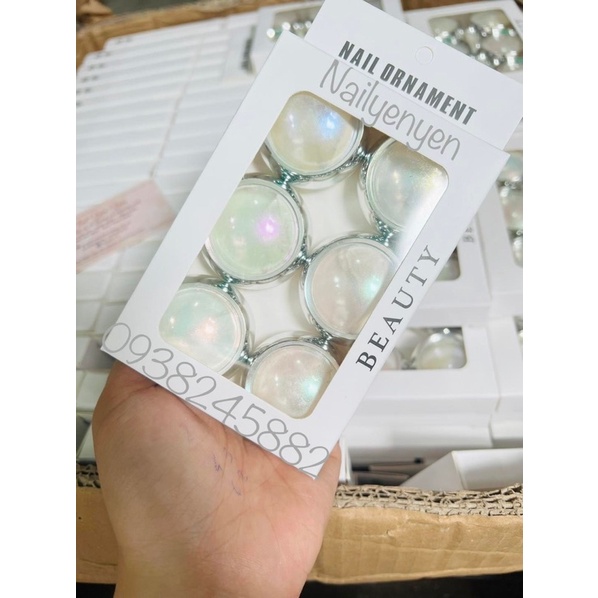 Set 6 màu tráng gương màu ngọc trai