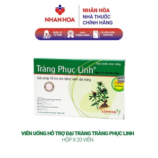 Viên uống hỗ trợ đại tràng tràng phục linh hộp 20 viên