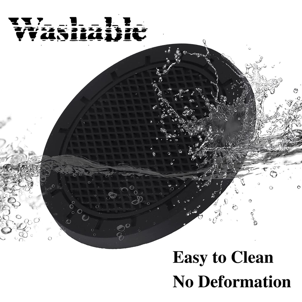 Bộ 2 Giá Đỡ Cốc Chống Trượt / Thấm Nước Bằng PVC Tiện Dụng Cho Xe Hơi / Tàu Thuyền