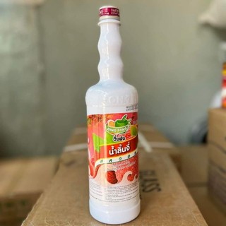 Siro dingfong thái lan chai 760ml - nhiều mùi vải/đào/ổi/táo/nho