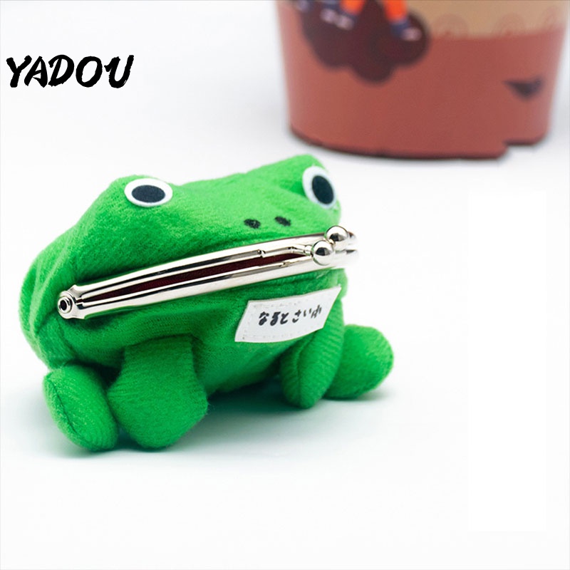 Ví đựng tiền xu YADOU hình chú ếch naruto nhồi bông dễ thương cho bé