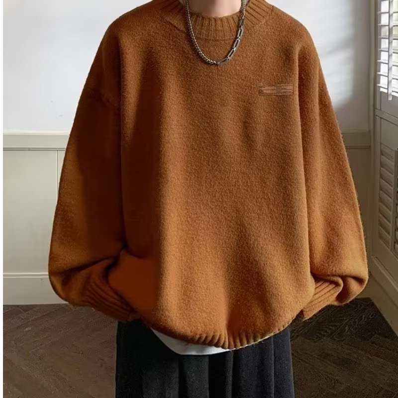 Áo sweater Cổ Tròn Dáng Rộng Thời Trang Thu Đông 2022 Cho Nam