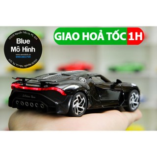 Xe mô hình Bugatti La Voiture Noire Carbon 1:32
