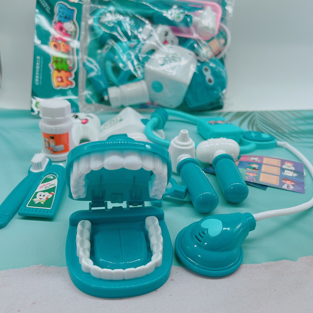 Đồ chơi tập làm bác sĩ nha khoa, đồ chơi bác sĩ khám răng cho bé