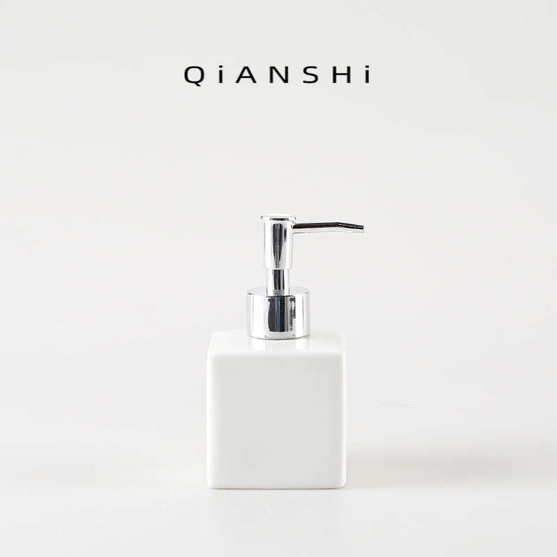 Bình Gốm Sứ Dạng Ấn Đựng Xà Phòng Rửa Tay Xà Phòng Màu macaron