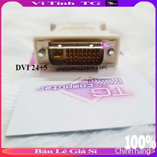 Đầu chuyển DVI ra VGA Giúp kết nối giữa màn hình có cổng vga với card màn hình không có cổng vga