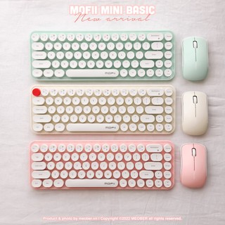 Bộ bàn phím không dây giả cơ & chuột MOFII Candy/Mini Basic