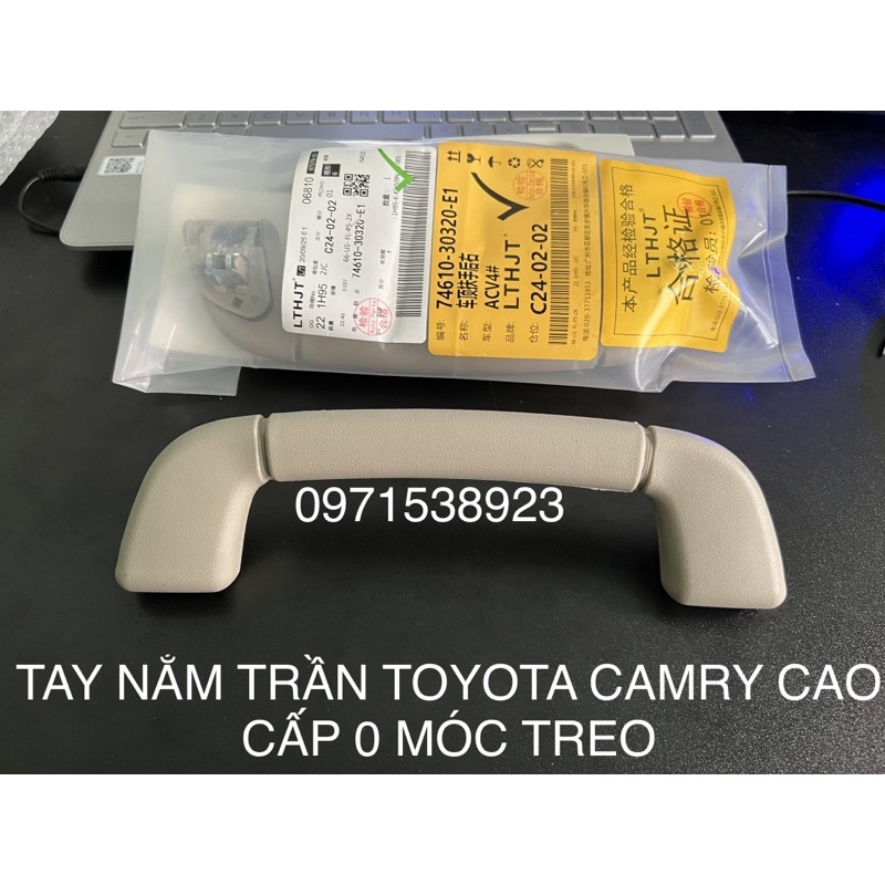 TAY NẮM TRẦN XE TOYOTA CAMRY HÀNG CAO CẤP GIÁ RẺ 7461030240E0 KHÔNG MÓC TREO