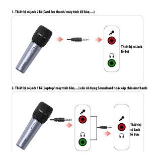 Microphone dùng để livestream, hát Karaoke Ugreen 10931