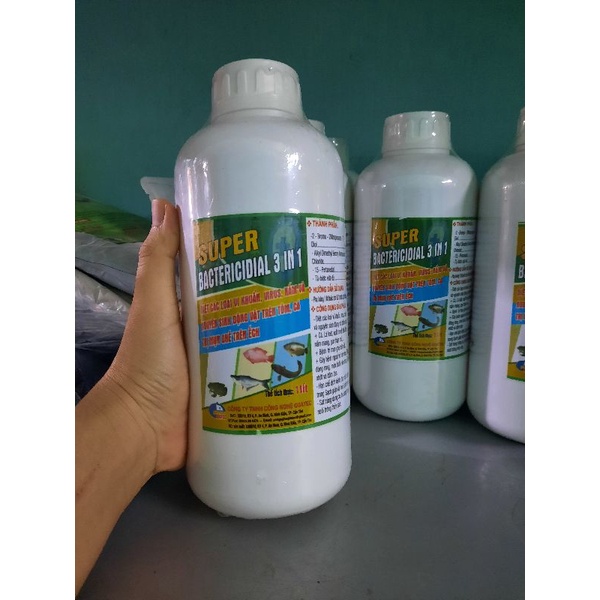 Super 3.1 diệt khuẩn, nấm, virus và nguyên sinh động vật trên tôm cá