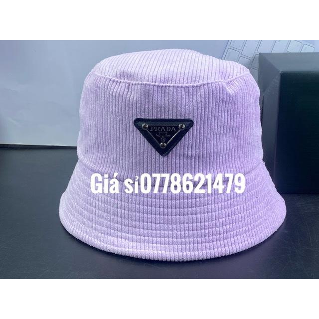 Mũ bo cụp nhung gân mạc sắt pa- da đậm chất phong cách thời trang nữ